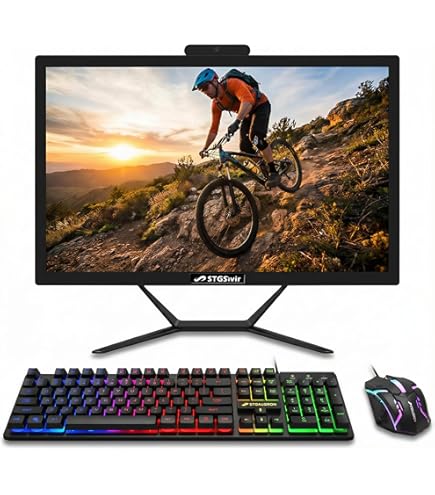 Amazon.com: STGSivir All in One Desktop Computer, 19'' LED Display